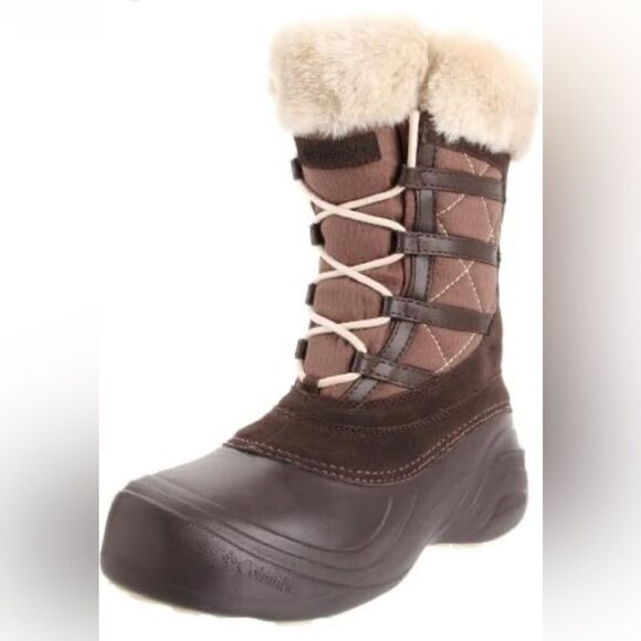 Columbia Shoes - Columbia Sierra Summette 2 Quilted Outdoor Winter Snow Boots Brown Size 7.5